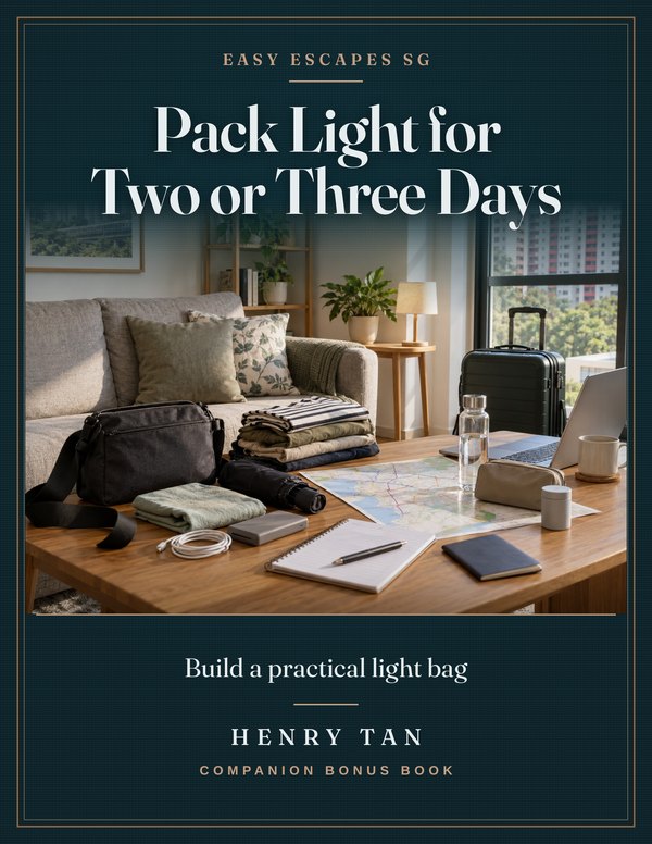 Pack Light for Two or Three Days bonus book cover